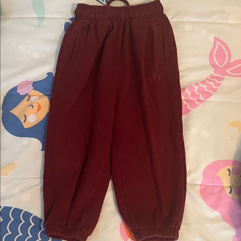 GAP Kids Burgundy Sweatpants